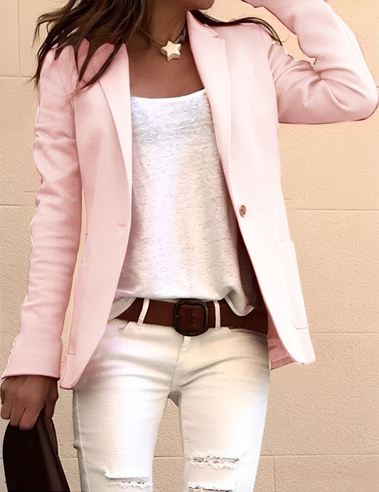 Yasmin - Luźny blezer z klapami dla kobiet