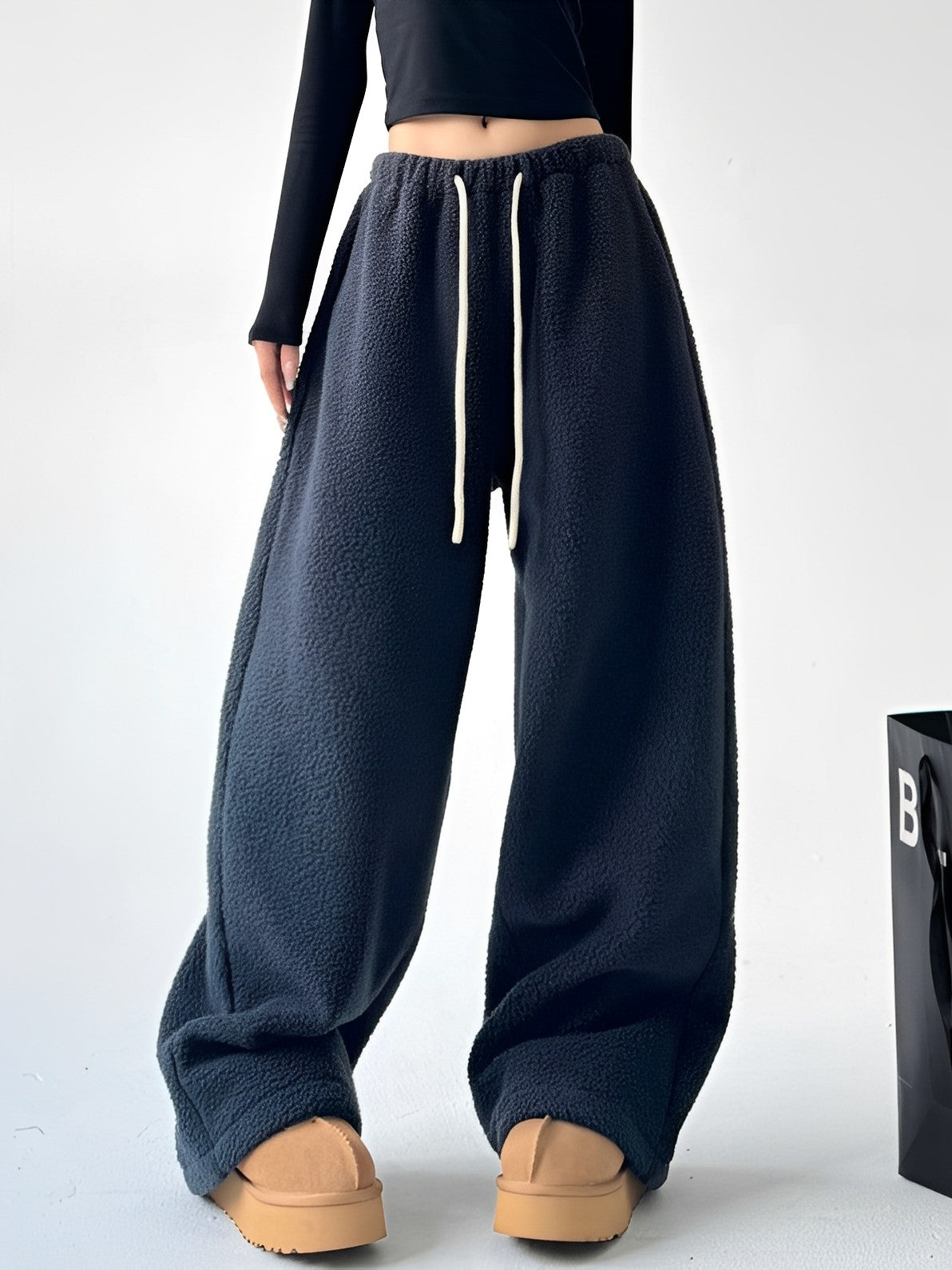 Connie - Luźne Lounge-Fleece-Spodnie Dresowe dla Kobiet