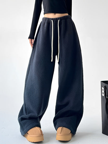 Connie - Luźne Lounge-Fleece-Spodnie Dresowe dla Kobiet