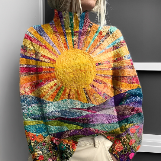 Olivia - Komfortowy sweter z golfem dla kobiet