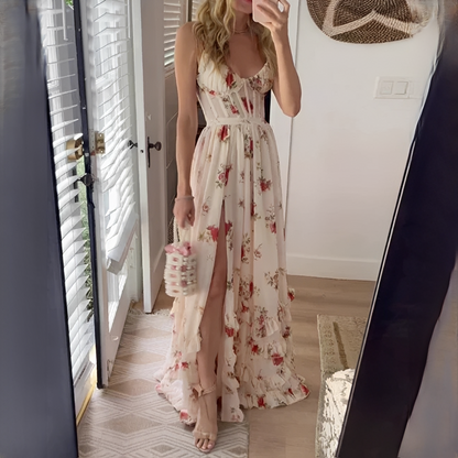 Eunise - Elegancka sukienka w kwiaty dla kobiet