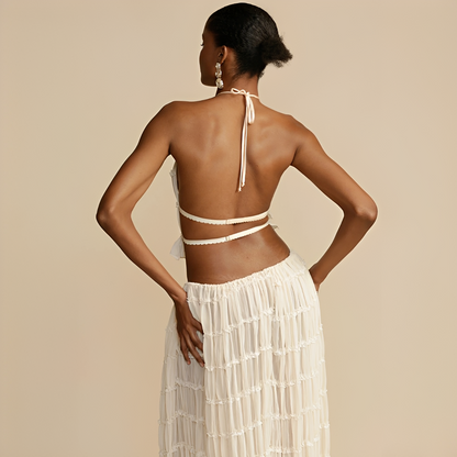 Kalea - Letni zestaw topu i spódnicy dla pań