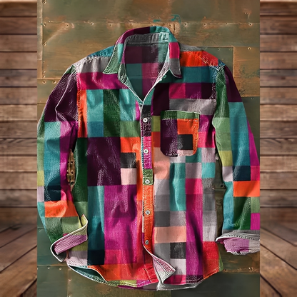 Gontran - Stylowa koszula męska z funkcjonalną kieszenią