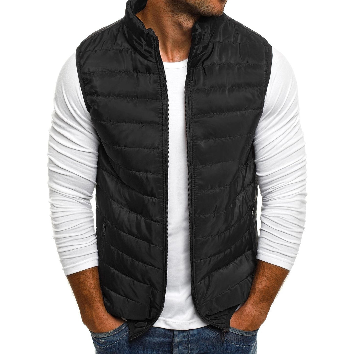 Keith - Stylowy płaszcz bodywarmer-shell dla mężczyzn