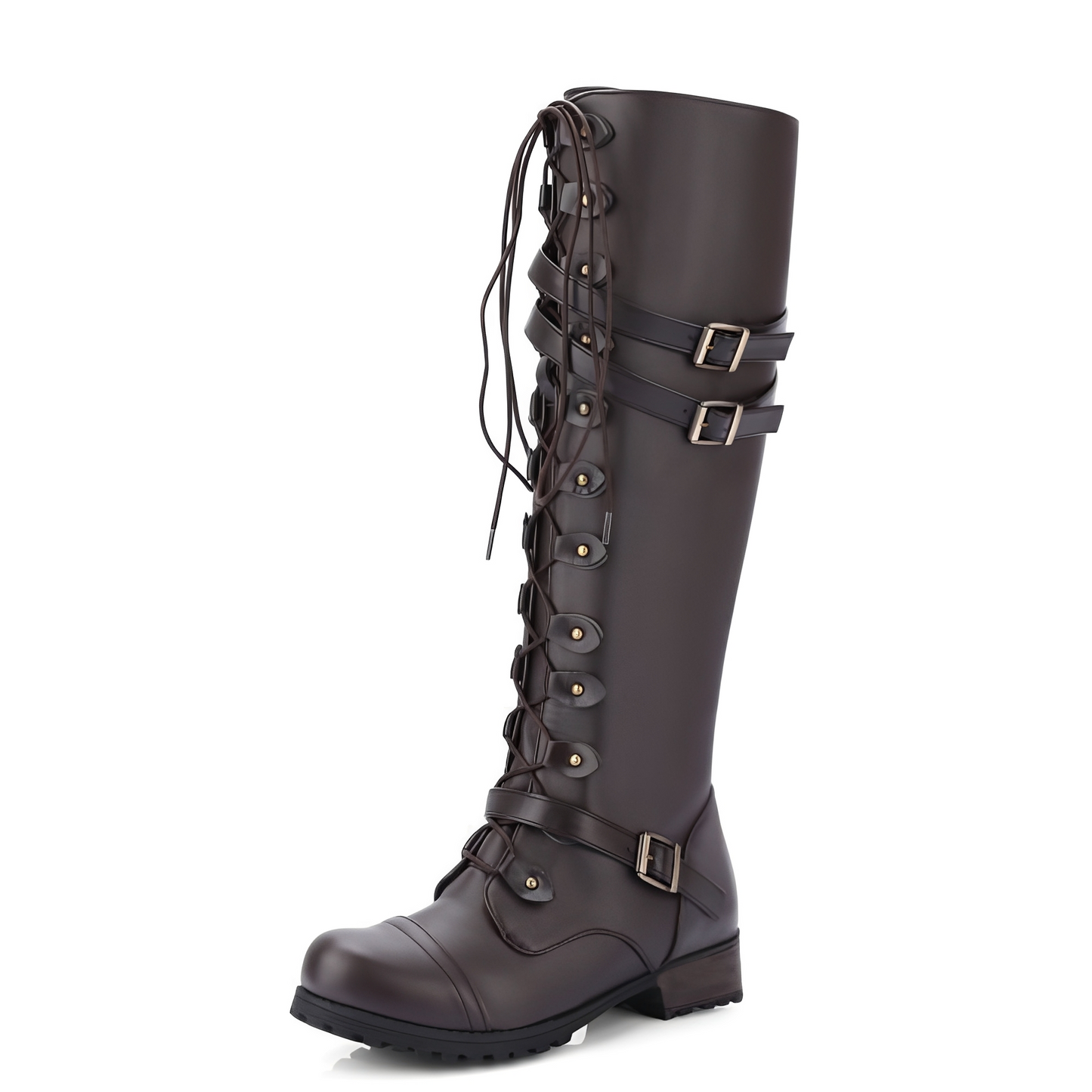 Alicia - Klasyczne damskie buty jeździeckie z zapięciem