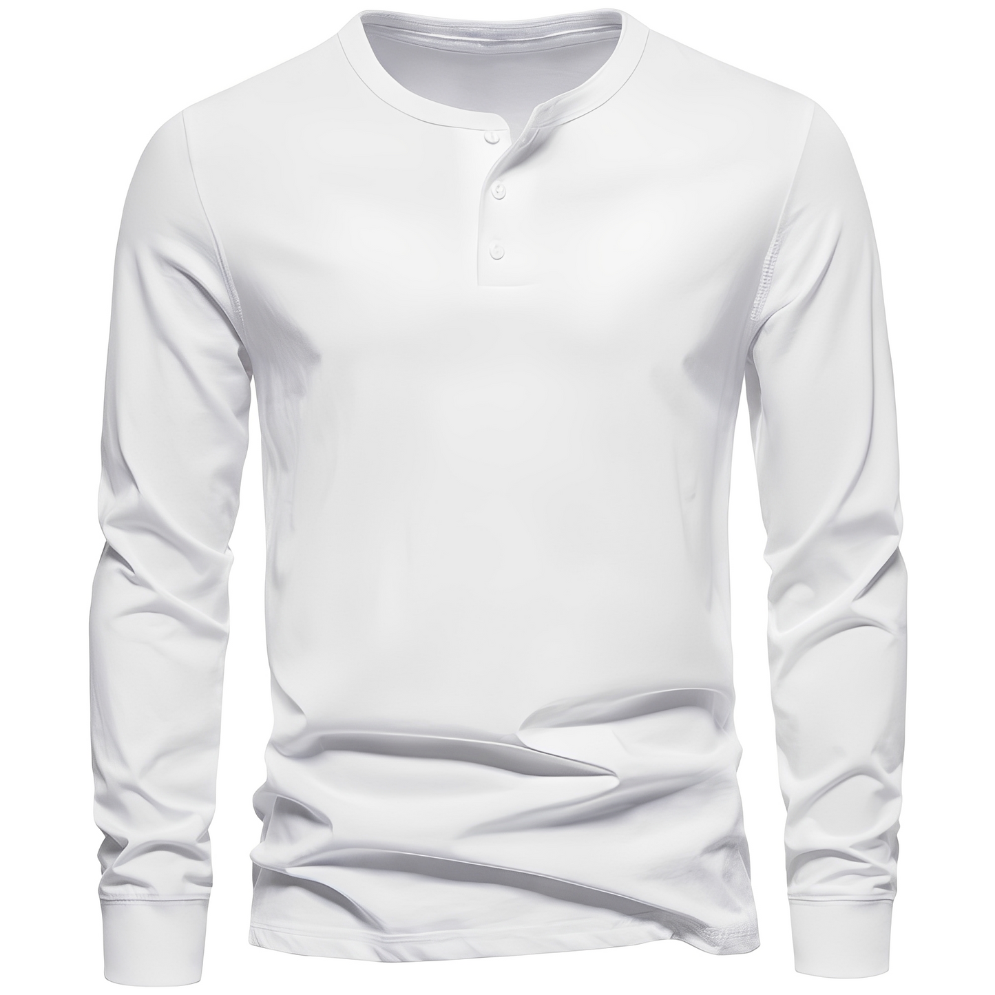 Nowell - Luźna, miękka koszula z długim rękawem dla mężczyzn