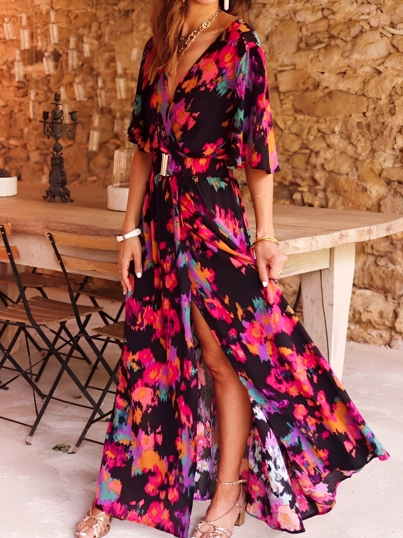 Rina - Stylowa, zwiewna sukienka dla kobiet