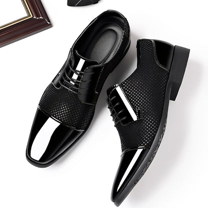 Trenton - Stylowe męskie buty skórzane na specjalne okazje