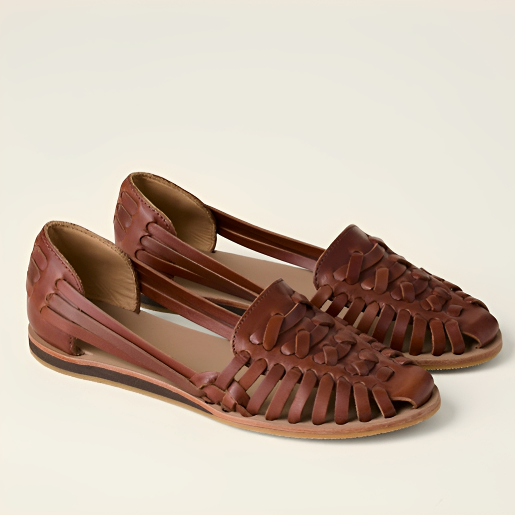 Gloria - Luźne retro-sandały dla kobiet