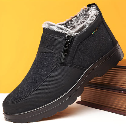Konnor - Stylowe, zimowe buty męskie z ociepleniem polarowym
