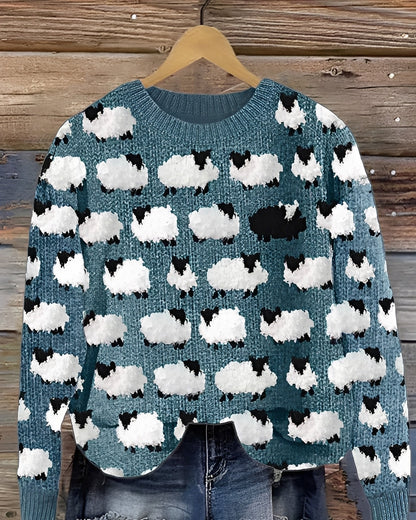 Shannah - Wygodny damski sweter z eleganckim wzorem