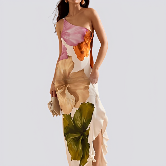 Dorothy - Stylowe Maxikleid z Kwiatowym Wzorem dla Kobiet