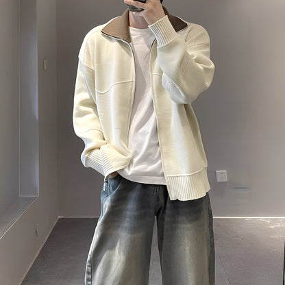 Henry - Elegancki, swobodny kardigan dla mężczyzn