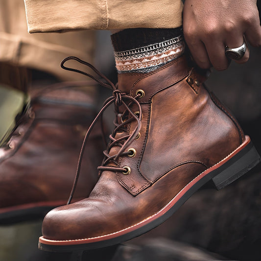 Chester - Retro-Martin-men’s leather shoes