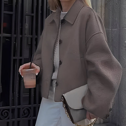 Patricia - Damska kurtka z luźnym rewersem