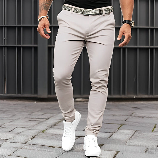 Jaron - Modne, luźne spodnie Slim-Fit dla mężczyzn