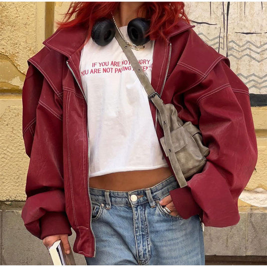 Jaidyn - Oversized-bomberka dla kobiet