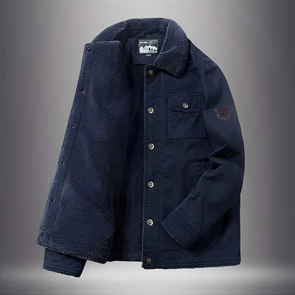 Theo - Stylowa gruba kurtka z polarową podszewką dla mężczyzn