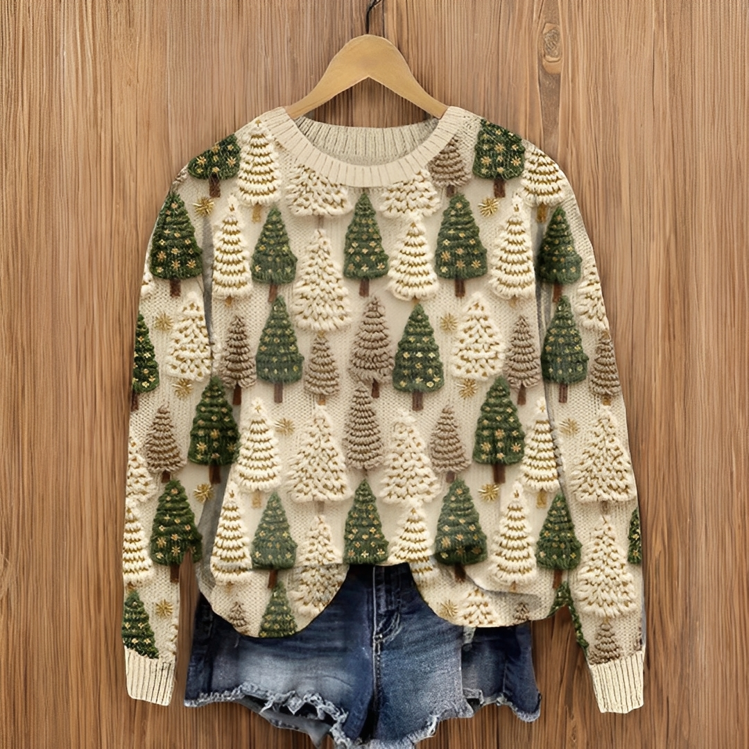 Adolphina - Wygodny zimowy sweter damski