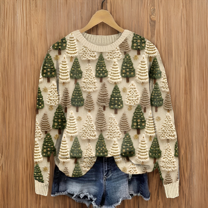 Adolphina - Wygodny zimowy sweter damski