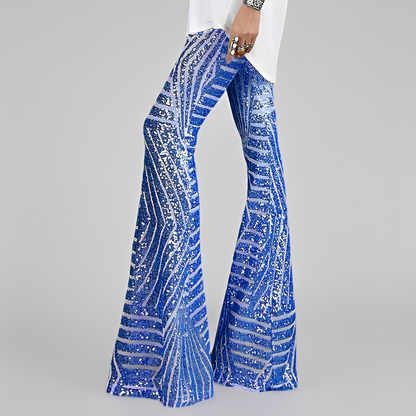 Aaralyn - Stylowe spodnie damskie z rozkloszowanym krojem