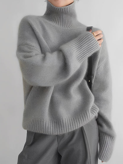 Natalia - Stylowy kaszmirowy golf damski