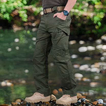 Matteo - Męskie spodnie cargo w wersji taktycznej z prostą nogawką
