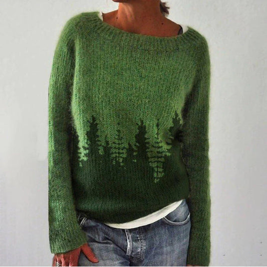 Anana - Przytulny Damski Retro-Sweter