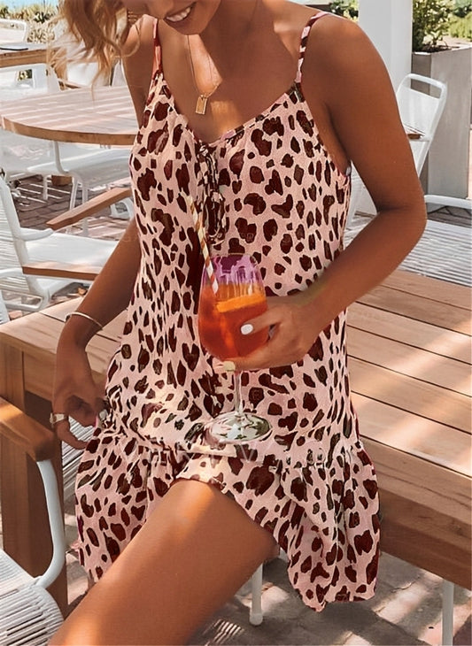 Tiffany - Wygodna sukienka casualowa z nadrukiem dla kobiet