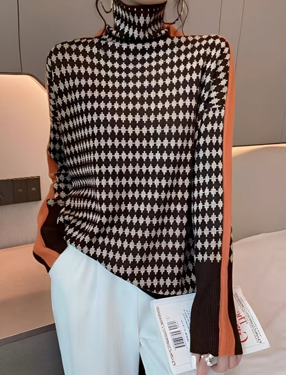 Bryony - Modny damski sweter z golfem