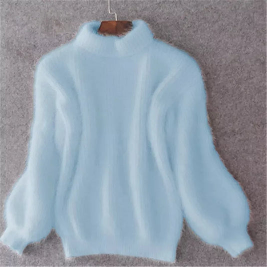 Brenda – Klasyczny Sweter w Stylu Angora