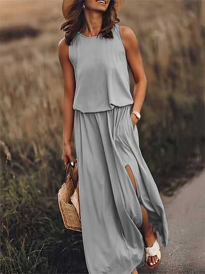 Edna - Boho-maxi sukienka z modalu w eleganckim stylu
