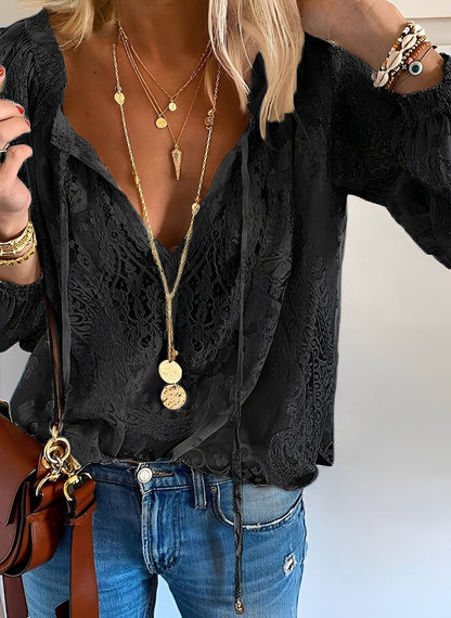 Daisy - Stylowa, luźna boho-bluzka dla dam