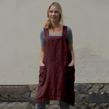 Mozelle - Luźna sukienka z kieszeniami dla kobiet