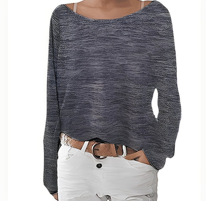 Béatrice - Damski sweter z lekkiej dzianiny