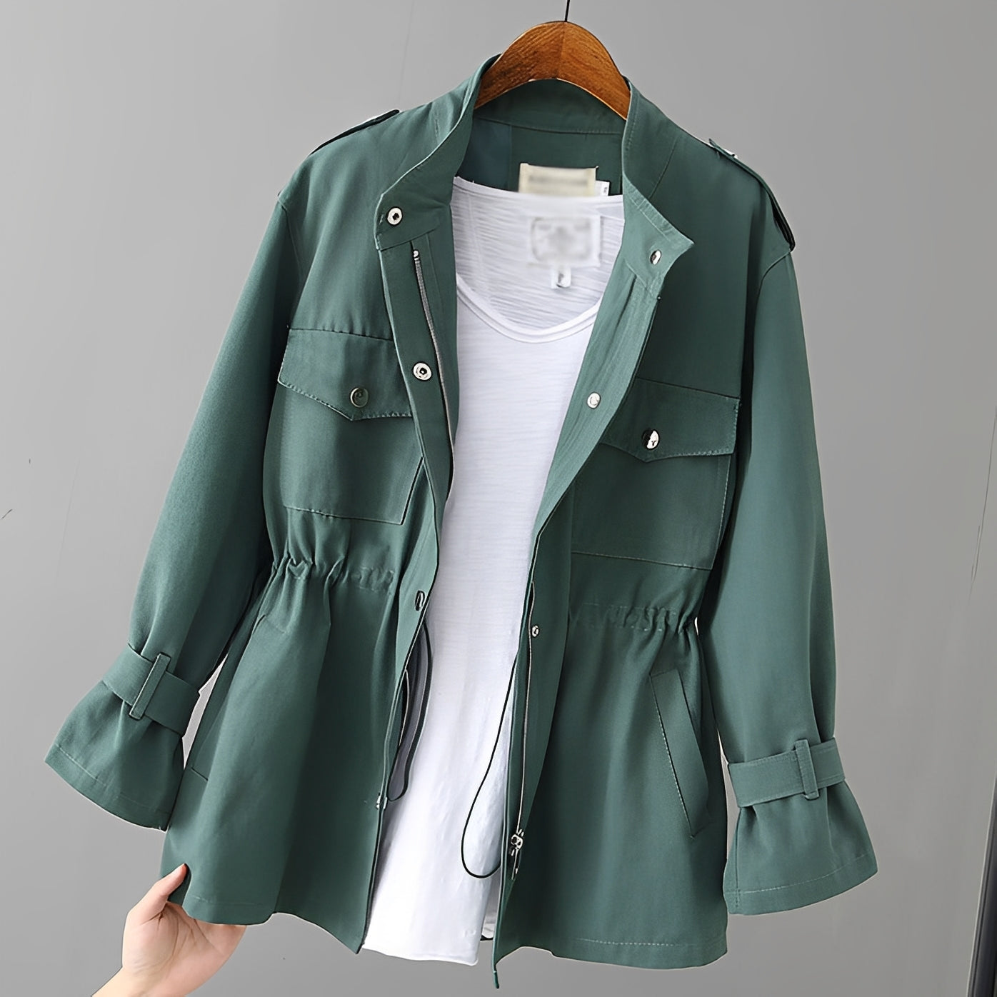 Emmie - Stylowa, przylegająca kurtka utility dla kobiet