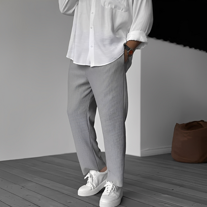 Mathias - Męskie spodnie codzienne o luźnym kroju