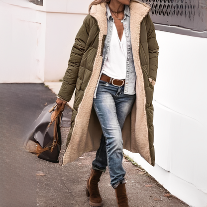 Dobie - Ciepły i wygodny zimowy płaszcz dla kobiet