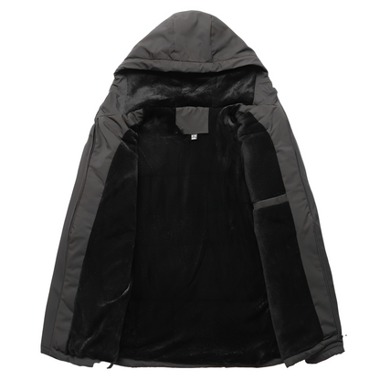 Karl - Wszechstronna męska kurtka polarowa z kapturem