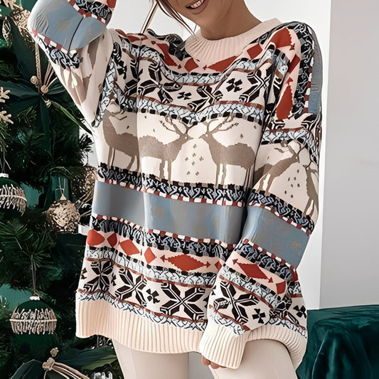 Rosemary - Stylowy, ciepły damski sweter świąteczny