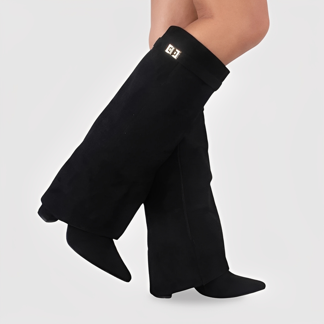 Linette - Skórzane buty z klamrą dla kobiet