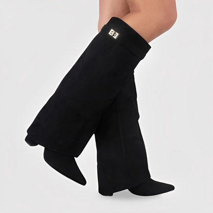 Linette - Skórzane buty z klamrą dla kobiet