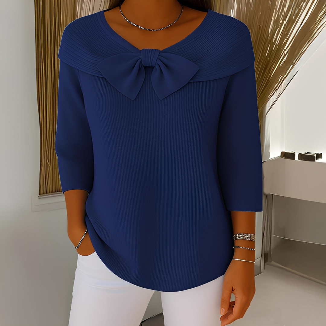 Anina - Stylowy dzianinowy sweter damski