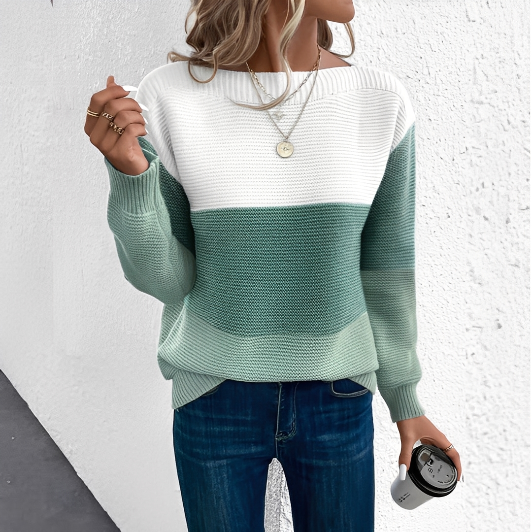 Anelie - Trendy sweter dziany dla pań