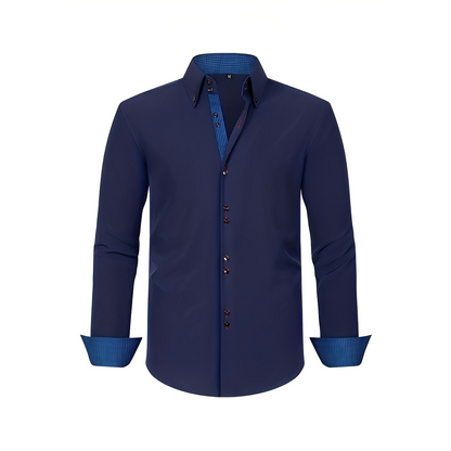 Cirk - Męskie elastyczne polo z długim rękawem