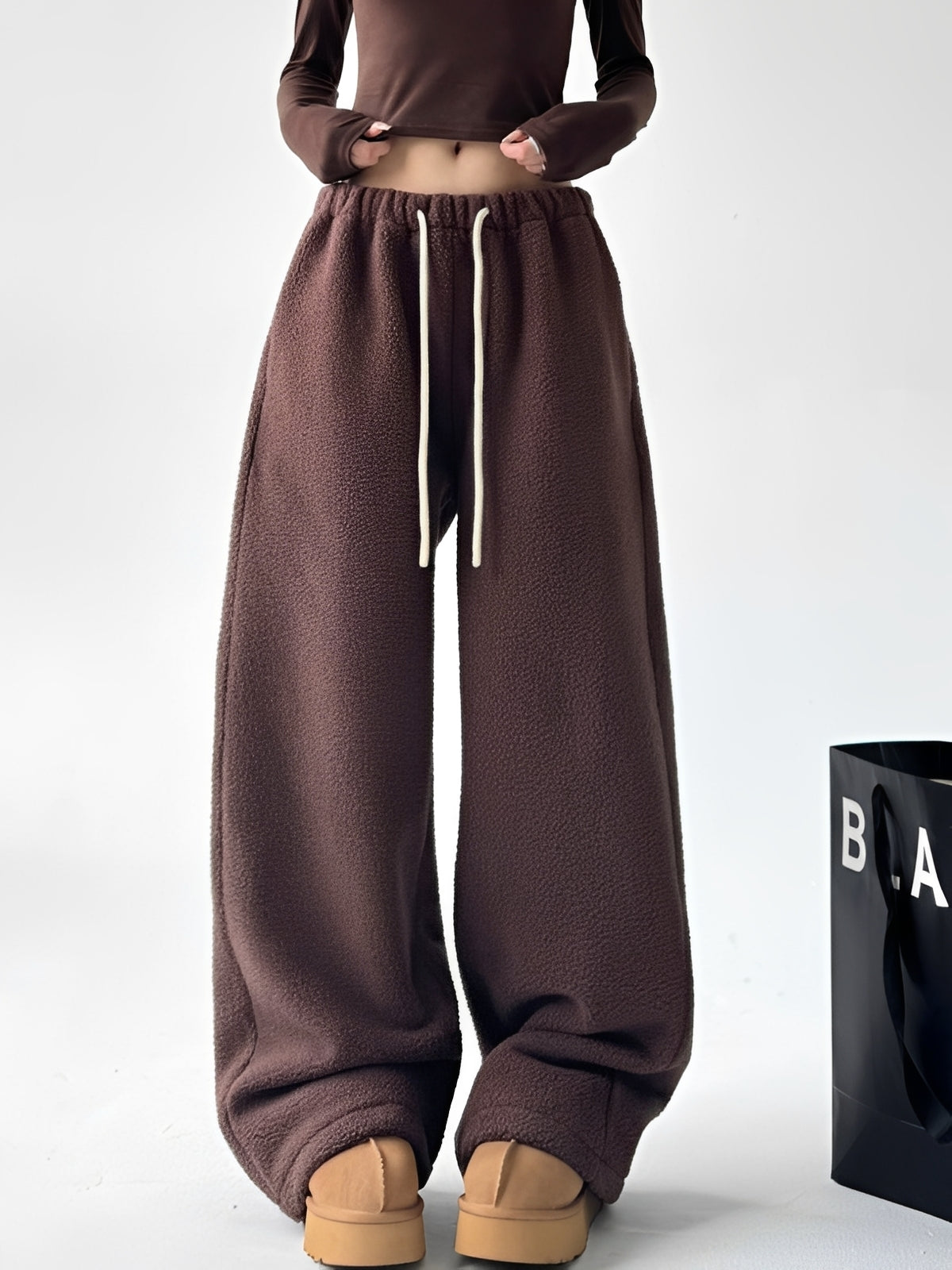 Connie - Luźne Lounge-Fleece-Spodnie Dresowe dla Kobiet