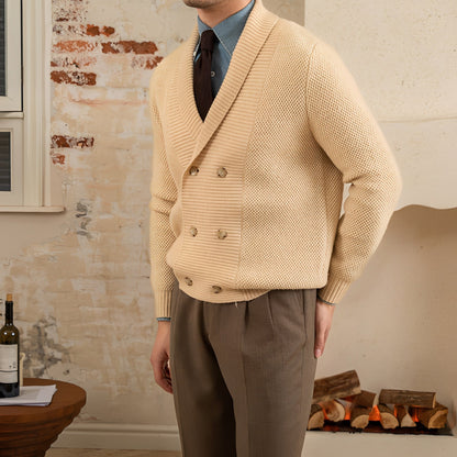 Arthur - Elegancki kardigan z dekoltem V dla mężczyzn