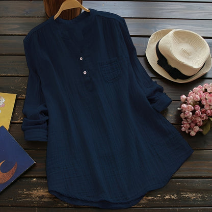 Claudia - Luźna, wygodna bluzka dla kobiet