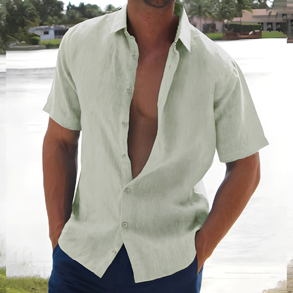 Russell - Wygodna koszula z krótkim rękawem dla mężczyzn