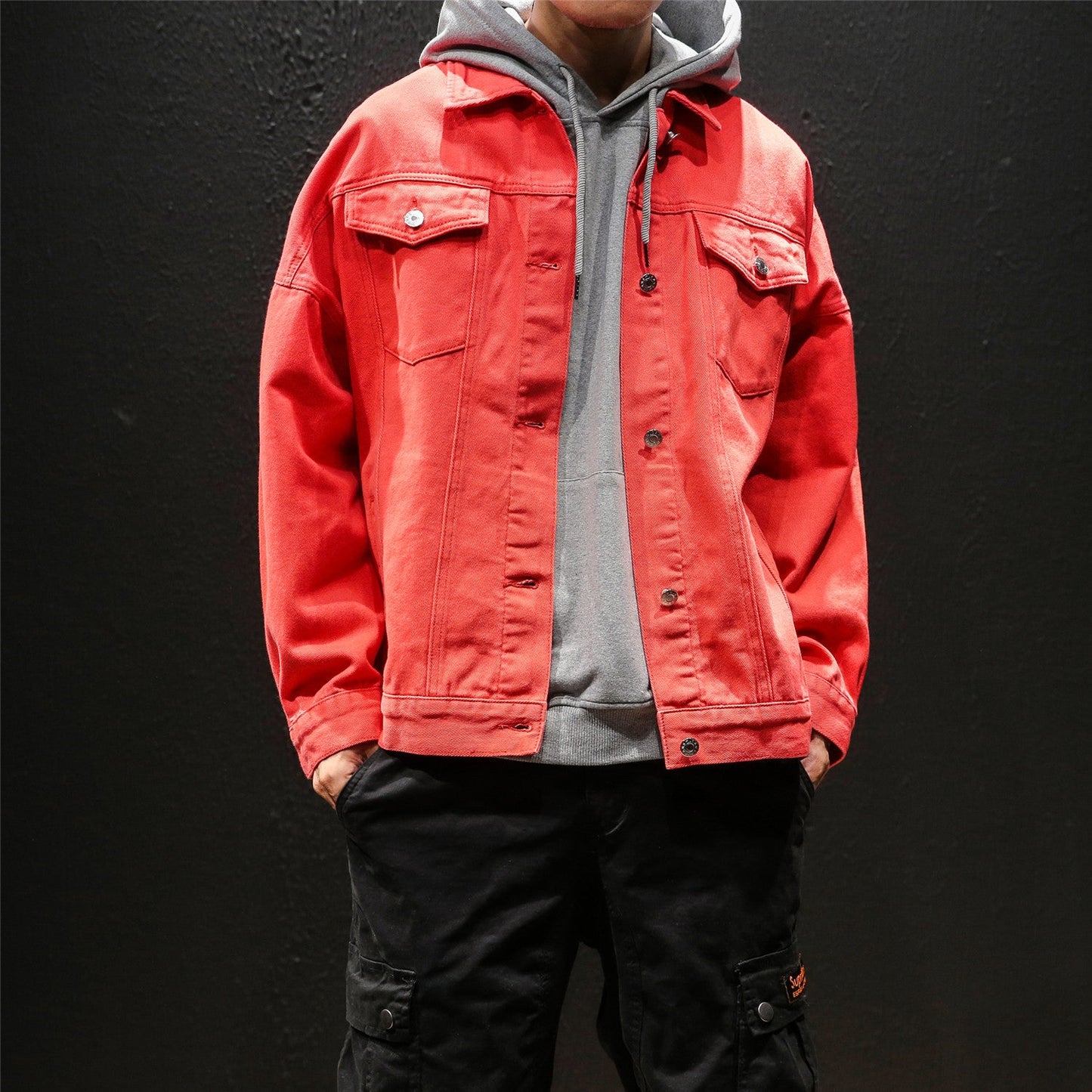 Jake - Męska kurtka jeansowa w nowoczesnym stylu